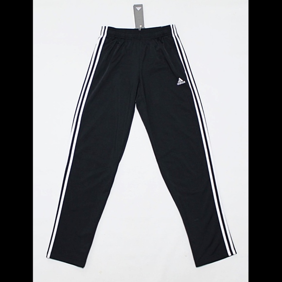 adidas black and white track pants